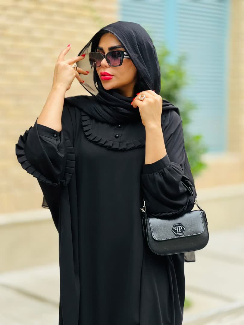 مانتو عبایی ژورژت 2736